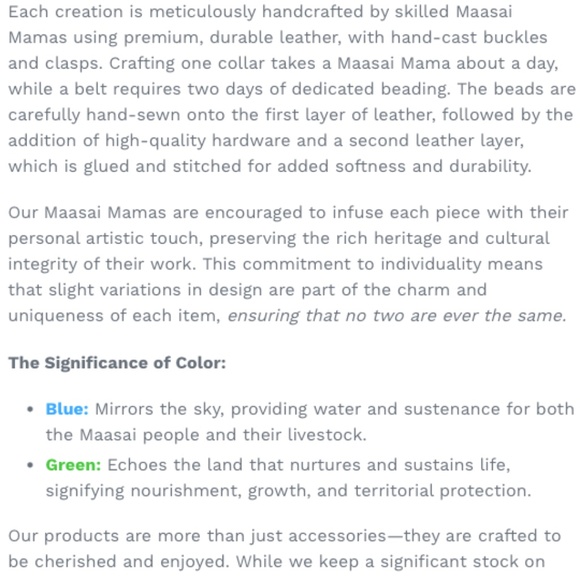 The Kenyon Collection Lagoon Beaded Leather Dog Lead and Collar NWOT - Picture 4 of 12